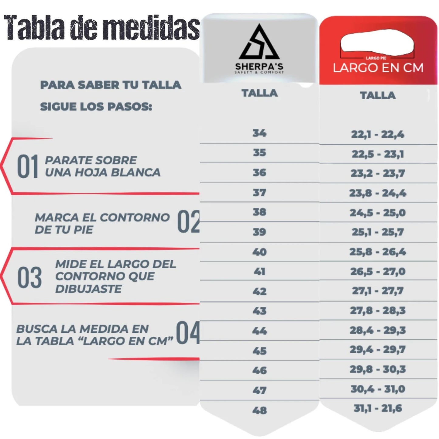 Botín de Seguridad Sherpa’s SH 416 GDK Gris