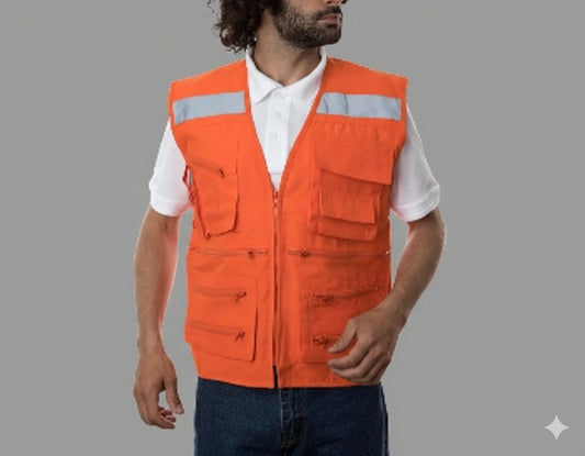 Chaleco Geólogo Alta Visibilidad