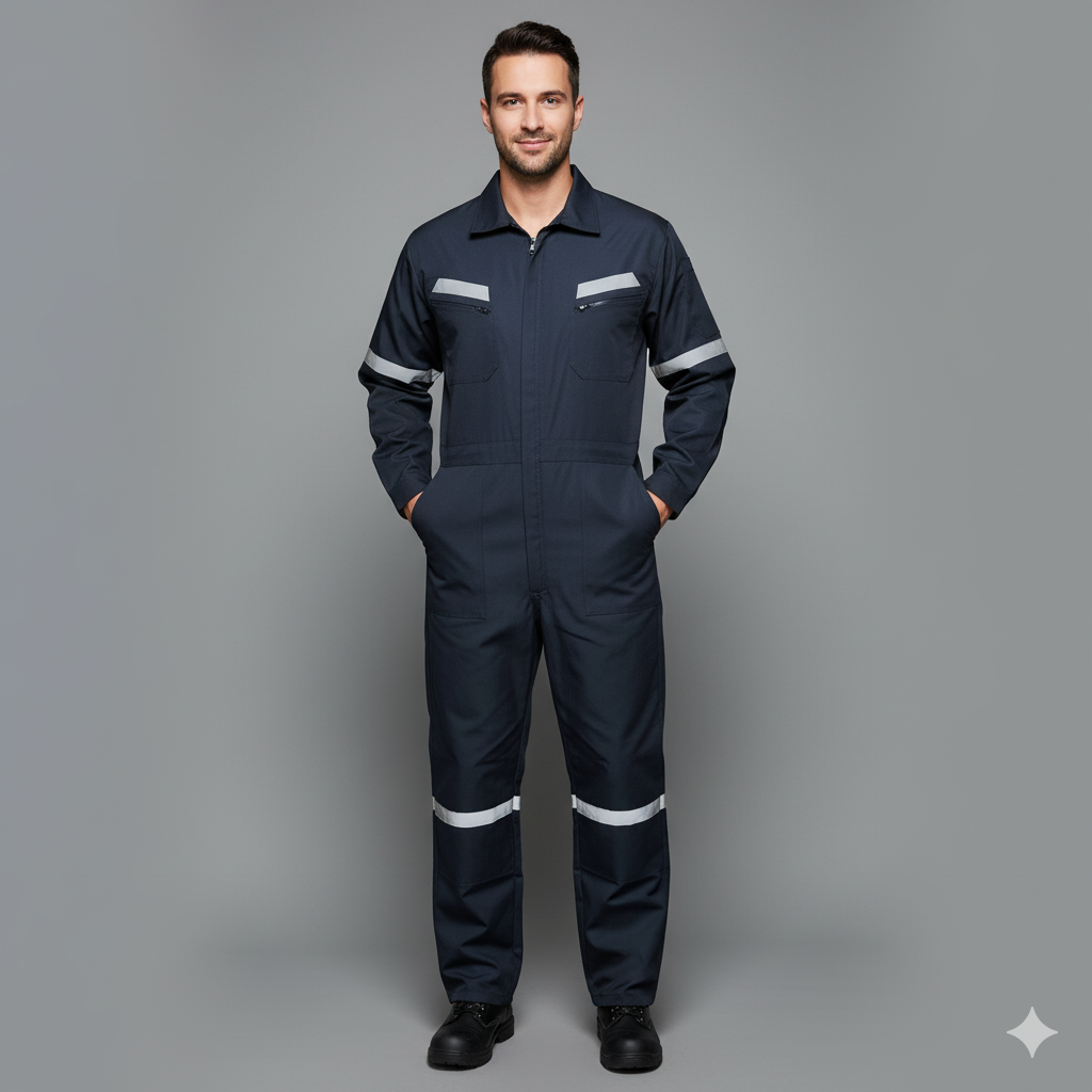 Overol Poplín con Reflectante