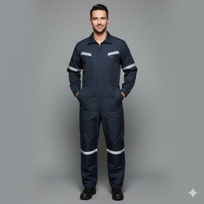 Overol Poplín con Reflectante