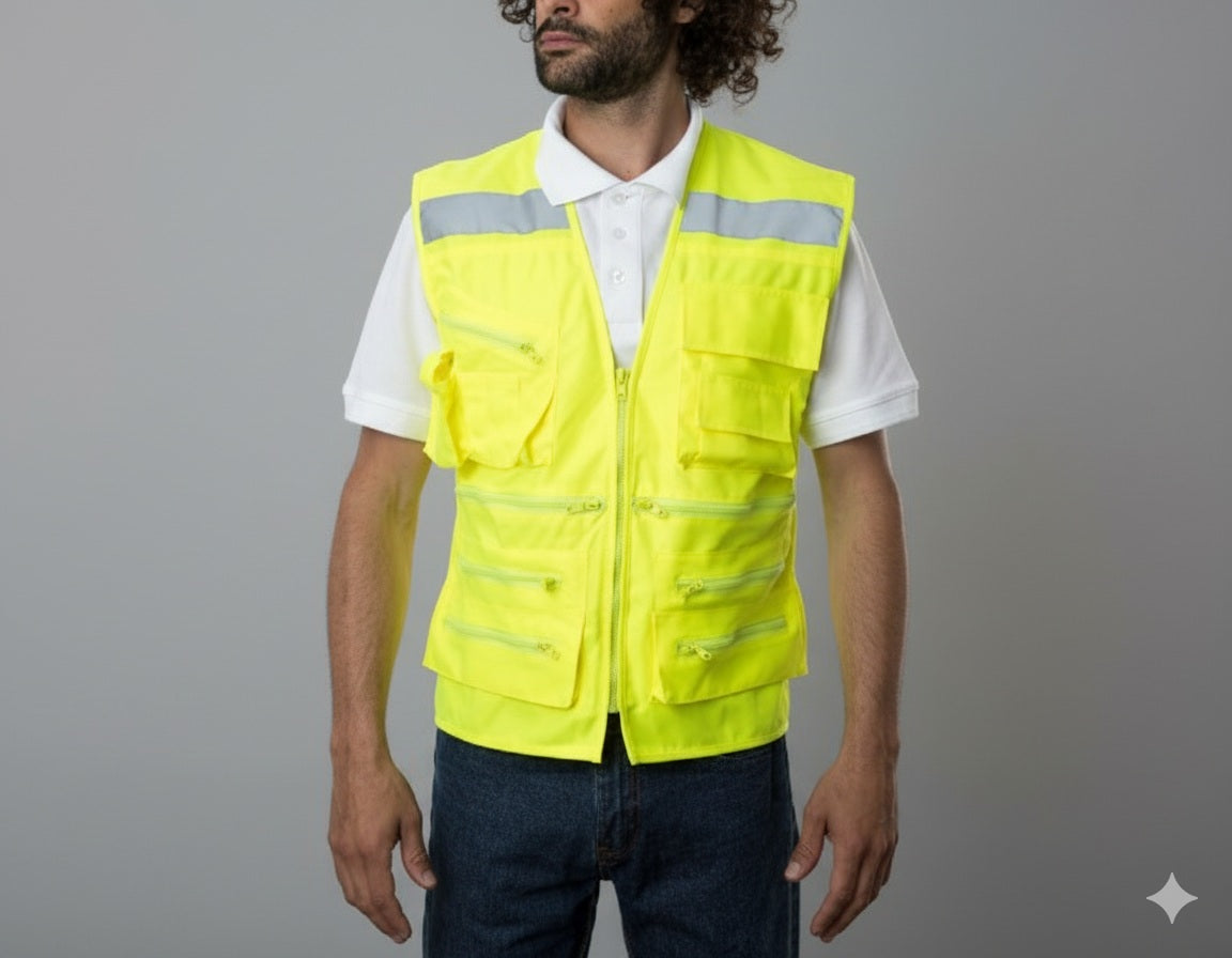 Chaleco Geólogo Alta Visibilidad