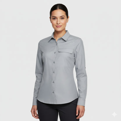 Blusa Outdoor Mujer Gris