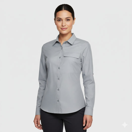 Blusa Outdoor Mujer Gris