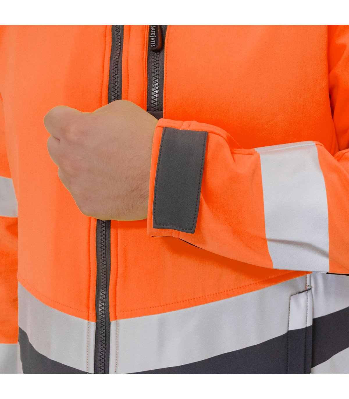 Chaqueta Softshell Alta Visibilidad Naranjo