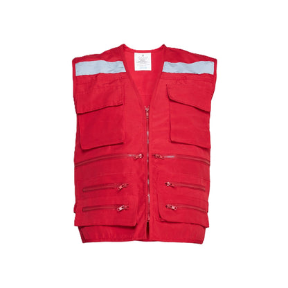 Chaleco Geólogo Rojo