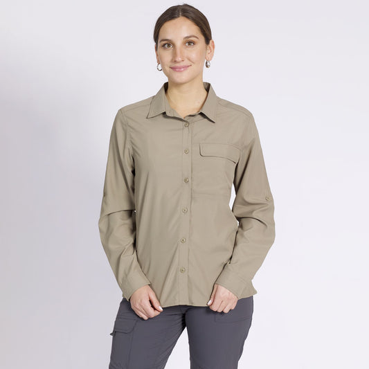 Blusa Outdoor Mujer Khaki