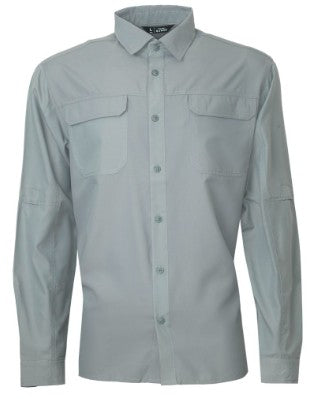 Camisa Outdoor Hombre Gris